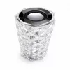 iLike Candeeiro LED RGB Crystal Touch com altifalante Bluetooth, luz noturna ambiente, comando