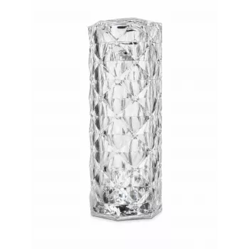 iLike Candeeiro LED RGB Crystal Touch com altifalante Bluetooth, luz noturna ambiente, comando