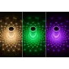 iLike Candeeiro de mesa LED RGB Crystal Touch com altifalante Bluetooth, luz noturna ambiente e comando
