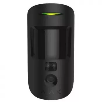 AJAX MotionCam Outdoor Detetor de Movimento sem Fios com Verificação Fotográfica, Preto (PhOD)