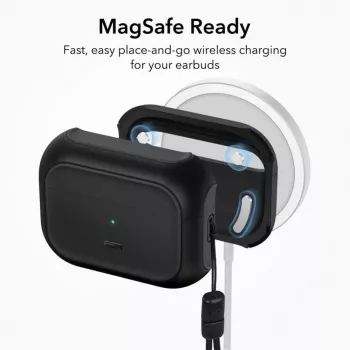 ESR Orbit HaloLock com MagSafe para Apple AirPods Pro 1 / 2 - Preto