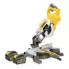 Serra de esquadria e de corte DEWALT DCS777T2-QW 216 mm 54V XR FLEXVOLT com 2 baterias de 6,0Ah, carregador rápido e lâmina TCT 40T