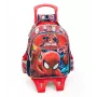 Mochila premium 2 em 1 Marvel para menino Ultimate Spiderman 3D Deluxe XL vermelha