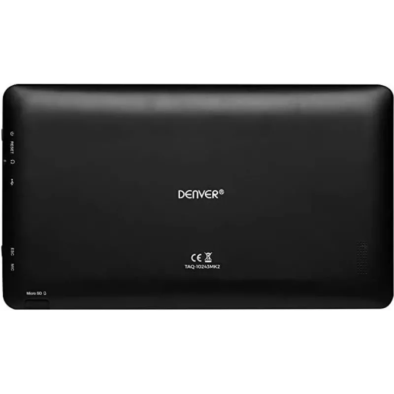 Denver TAQ-10253 Tablet preto 10,1 polegadas 2GB RAM 16GB armazenamento Android 9.0 Go Edition