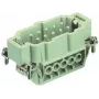 Harting Han E inserto macho com ligação por parafuso, 10+PE contactos, 16A, 500V