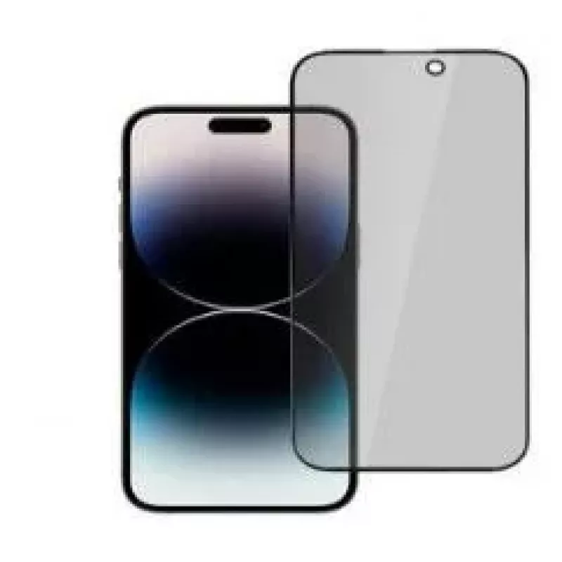 iLike Apple iPhone 15 Protetor de Ecrã de Vidro Temperado Privacy Preto