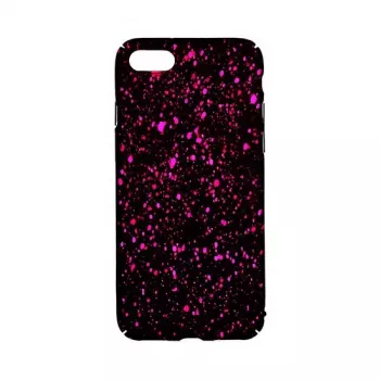 GreenGo Apple iPhone 7/8 Capa Traseira Splash Preto Rosa