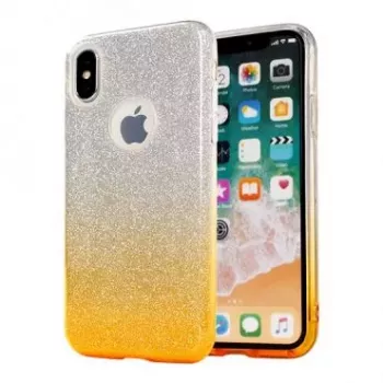 GreenGo Apple iPhone XR Capa Traseira Bling Dourado