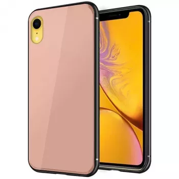 GreenGo Capa Glass para Apple iPhone XR rosa