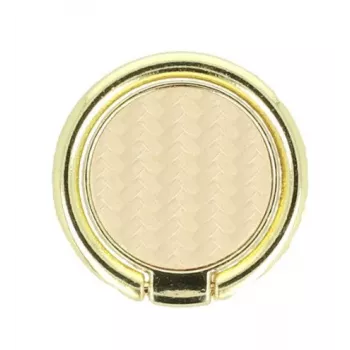 iLike Anel de dedo / suporte para telefone RING CARBON dourado