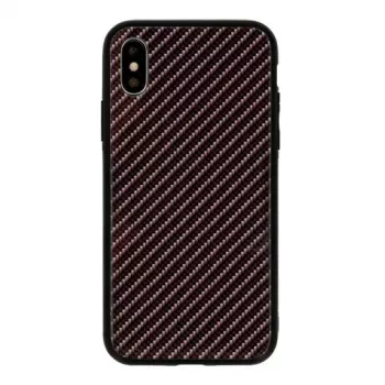 GreenGo Capa Carbon Glass para Apple iPhone XS Max preta