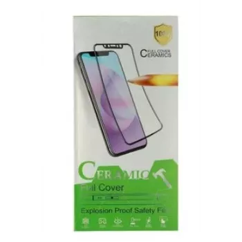iLike Protetor de ecrã em vidro temperado cerâmico rígido para Apple iPhone 7 / 8 / SE (2020) / SE (2022) - preto