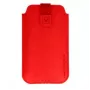 iLike Bolsa universal em pele para telefone XS vermelha