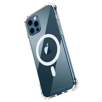 Tel Protect Capa MagSilicone para Apple iPhone 12 Pro Max transparente