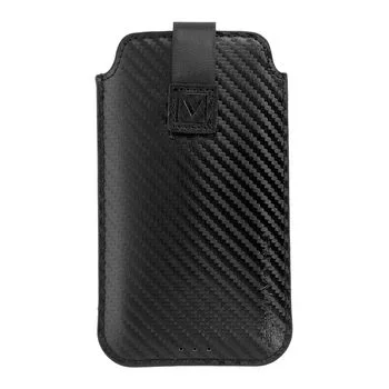 iLike Bolsa universal Carbon para telefone L preta