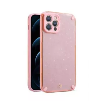 iLike Capa Armor Glitter para Apple iPhone 12 Pro Max rosa