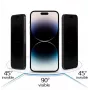 iLike Apple iPhone 16 Pro Max Protetor de Ecrã Vidro Temperado Privacy Preto