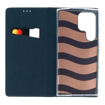 iLike Samsung Galaxy A17 5G Capa Smart Magneto com Suporte Azul-marinho