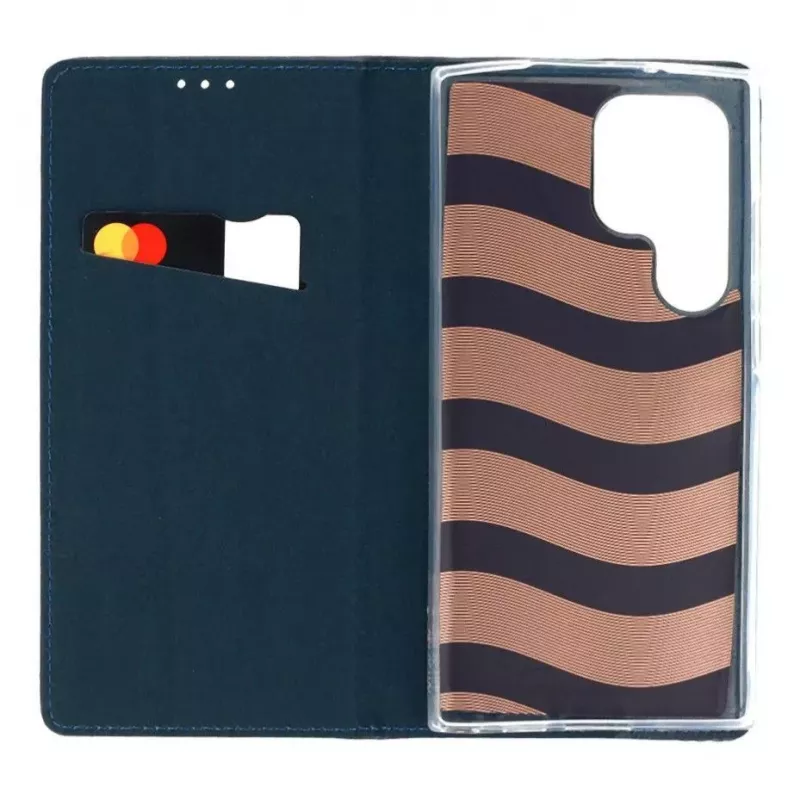 iLike Samsung Galaxy A17 5G Capa Smart Magneto com Suporte Azul-marinho
