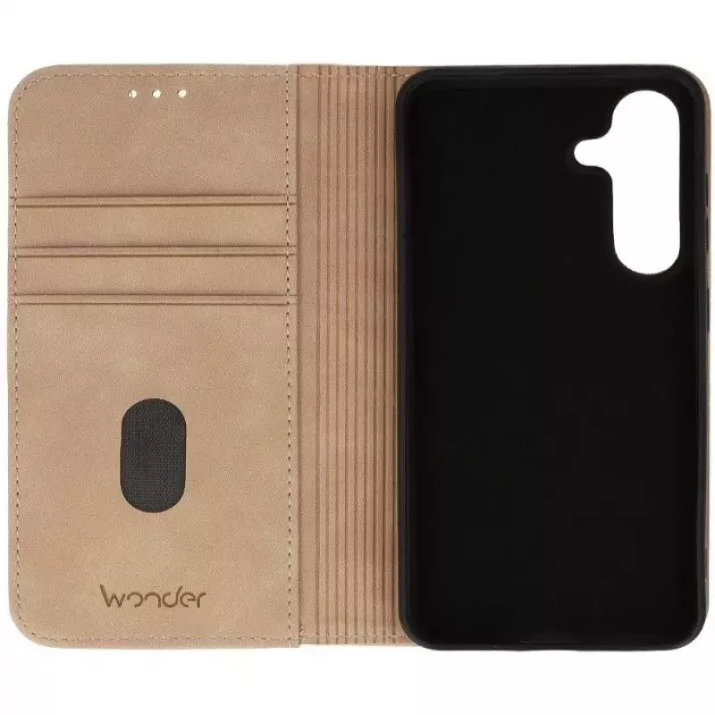 iLike Samsung Galaxy A17 5G Capa Wonder Smart com Suporte Castanho