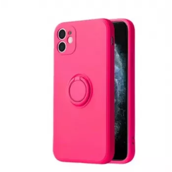 iLike Capa de Silicone com Anel para Xiaomi Redmi 9C / 10A - Rosa