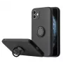 iLike Capa de Silicone Ring Preta Apple iPhone 14 Pro Max