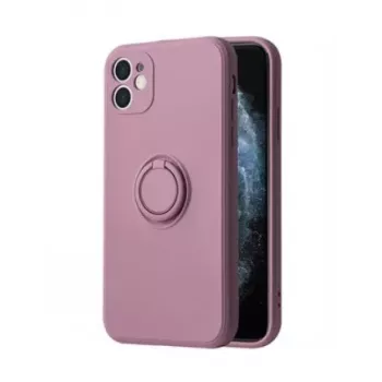 iLike Capa de Silicone Ring Roxa Apple iPhone 14 Pro Max