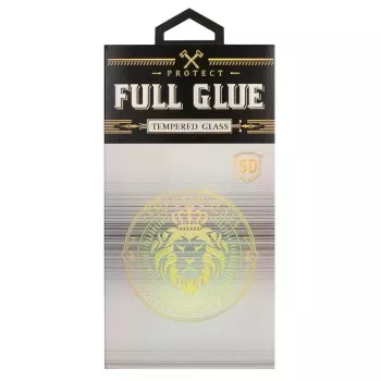 iLike Samsung Galaxy A54 5G HARD Full Glue 5D película de proteção de ecrã de vidro temperado preta