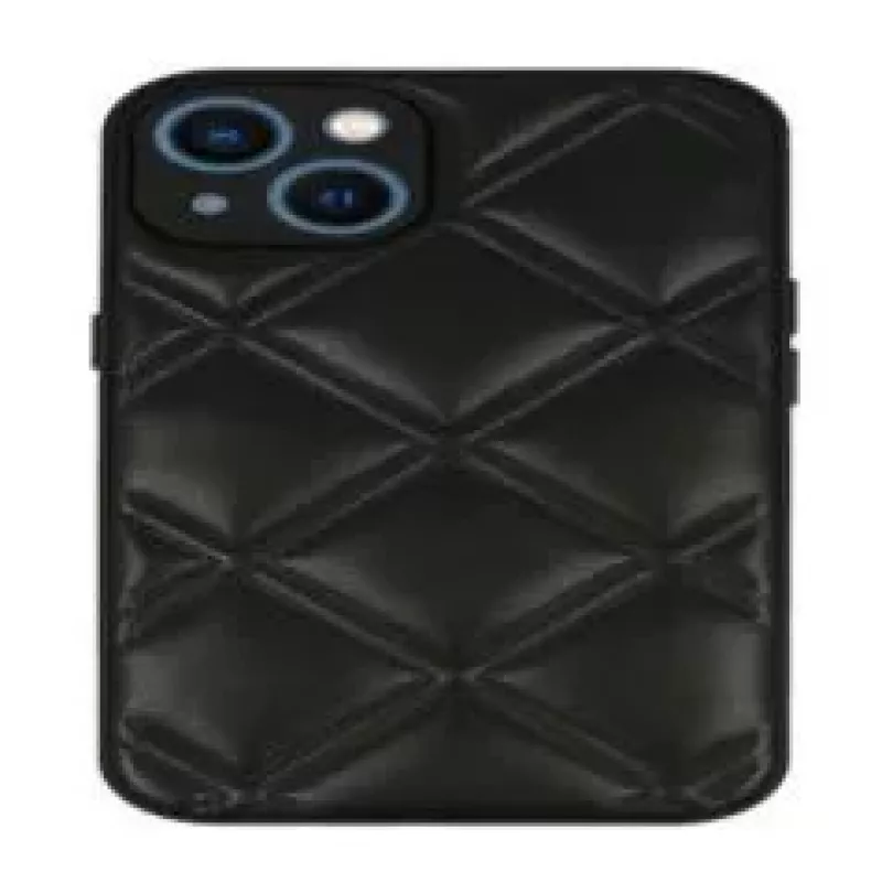 iLike Apple iPhone 14 capa de pele 3D preta