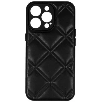 iLike Samsung Galaxy A14 4G capa de pele 3D preta