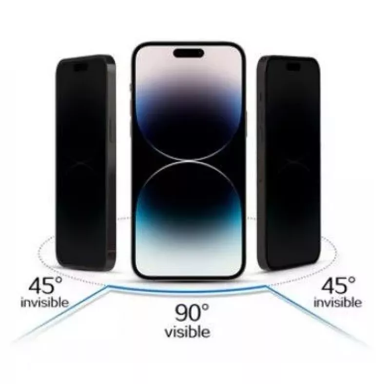 iLike Samsung Galaxy A54 5G película de proteção de ecrã Privacy Glass preta