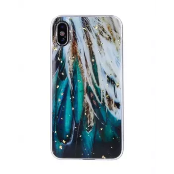 iLike Capa Gold Glam Flower Power para iPhone 14 6,1 inch