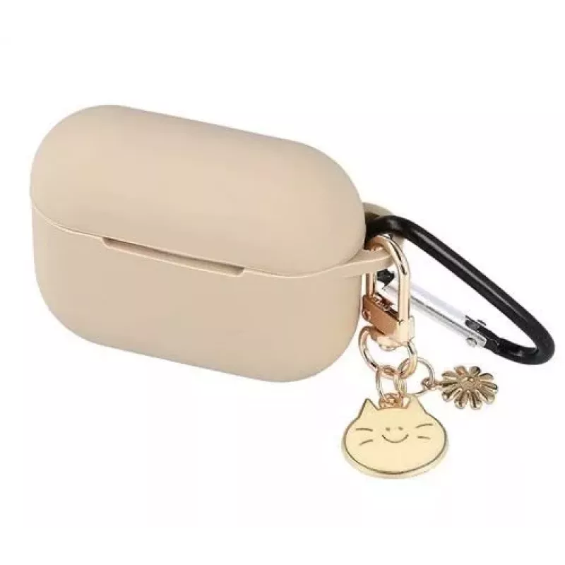 iLike Capa para AirPods Pro 2 Caramelo com argola