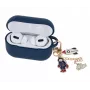 iLike Capa de proteção em silicone para Apple AirPods Pro 2 - Azul-escuro com argola