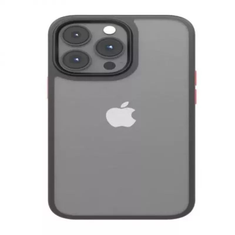 iLike Capa Satin Mate para Apple iPhone 14 Pro 6,1 Preto
