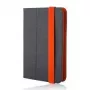 Capa Protetora Universal Orbi GreenGo 7-8 Preta - Laranja para Tablets