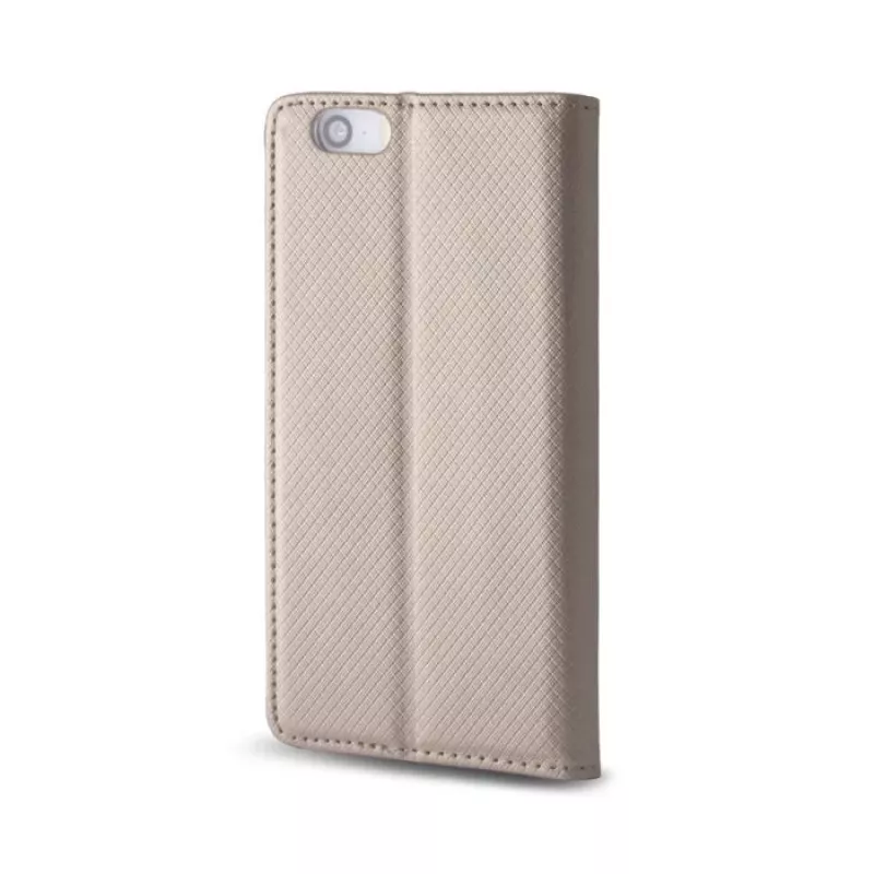Capa Tipo Carteira Smart Magnet Dourada GreenGo para Honor 5x