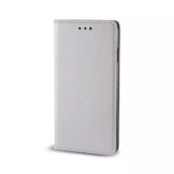 Capa Tipo Carteira Smart Magnet Prateada GreenGo para LG K8 K350N