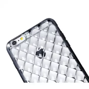 GreenGo Capa Grid para Apple iPhone 7 Plus Prateada