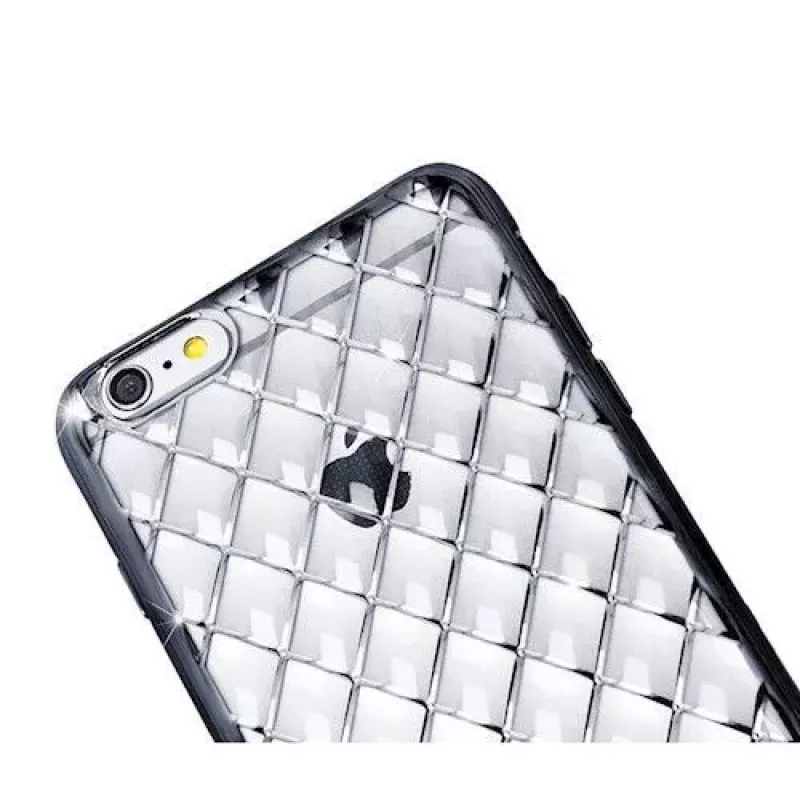 GreenGo Capa Grid para Apple iPhone 7 Plus Prateada