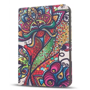 iLike Capa Folk para Tablet 9-10 polegadas, Multicolor, Pele PU, Tampa Magnética, Função de Suporte