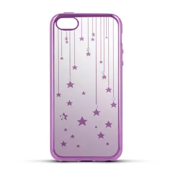 Beeyo Capa Traseira TPU Stars para Samsung Galaxy A3 (2017) A320 - Transparente com Estrelas