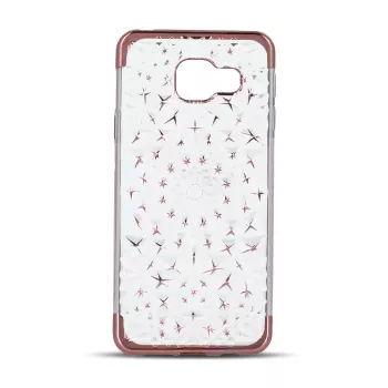 GreenGo Capa TPU 3D Stars para Samsung Galaxy S7 Edge G935 Rose Gold