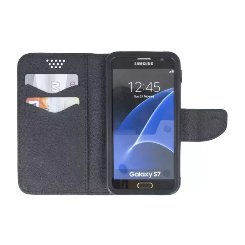GreenGo Capa Universal Fancy Smart em Silicone 5.5 Preto