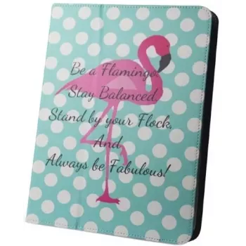 Capa iLike Flamingo and Dots para Tablets de 9-10 polegadas