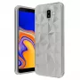 Capa geométrica GreenGo para Samsung Galaxy J6 Plus 2018 cinzenta