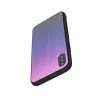 Capa de vidro Aurora iLike para Apple iPhone XR rosa-preta