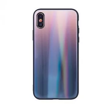Capa TPU de vidro Aurora GreenGo para Apple iPhone 7/8 castanha preta