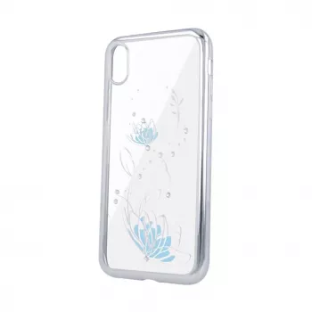 Capa Lotus iLike para Apple iPhone X / iPhone XS prateada