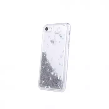 iLike Apple iPhone 11 Pro Liquid Letters TPU capa prateada